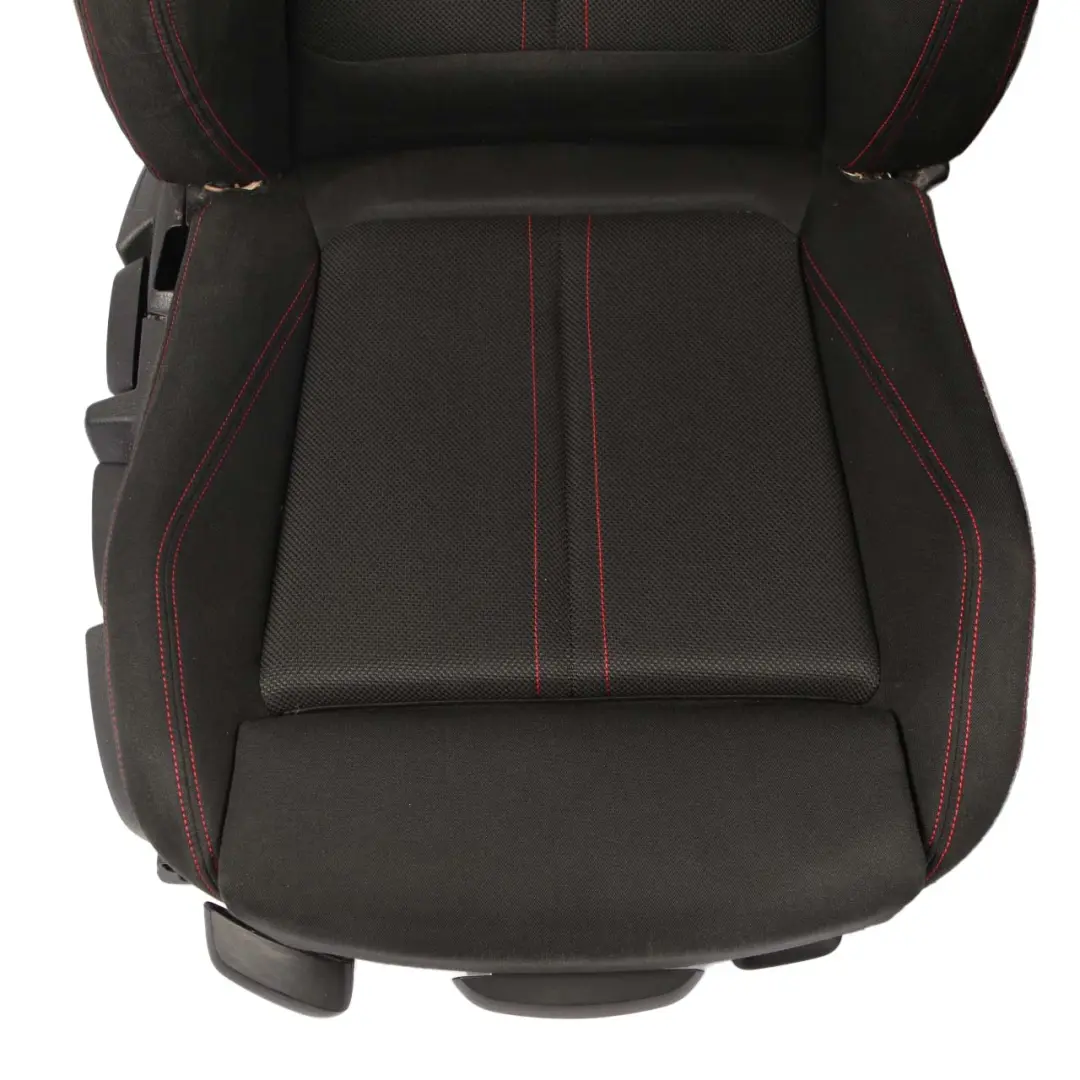 Sport Seats BMW F20 LCI Cloth Front Rear Seat Set Fabric Track Anthracite Red - SKU 7475397-1 - Part number 7475397
