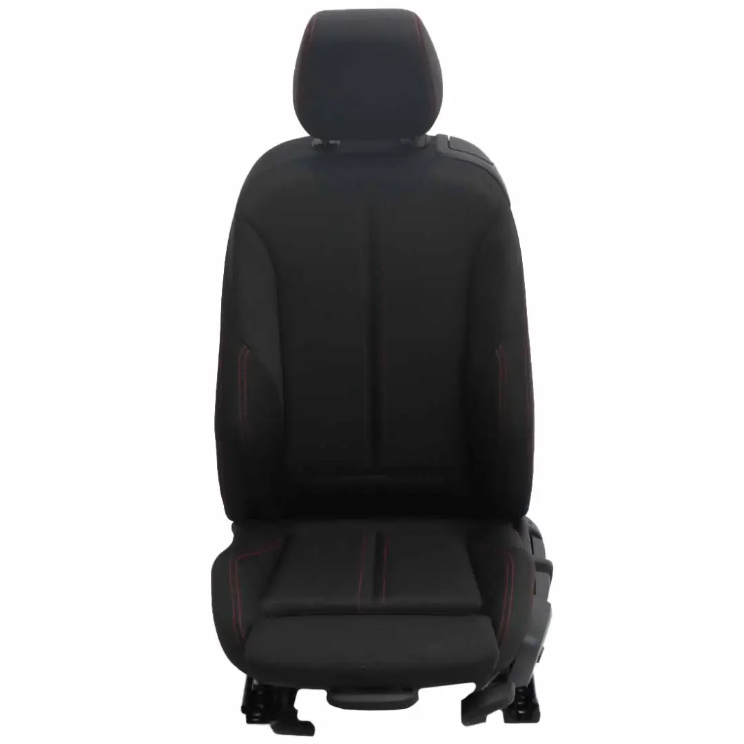 BMW F21 LCI Sport Calefactable Tela Antracita Rojo Delantero Asiento Izquierdo - SKU 7475401-2 - Número de pieza 7475401
