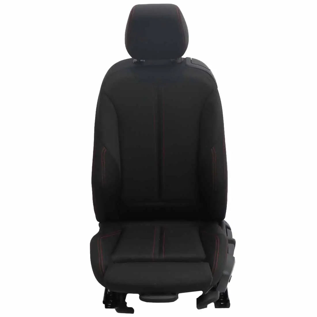 BMW F21 LCI Siège avant gauche en tissu sport chauffant Anthracite rouge