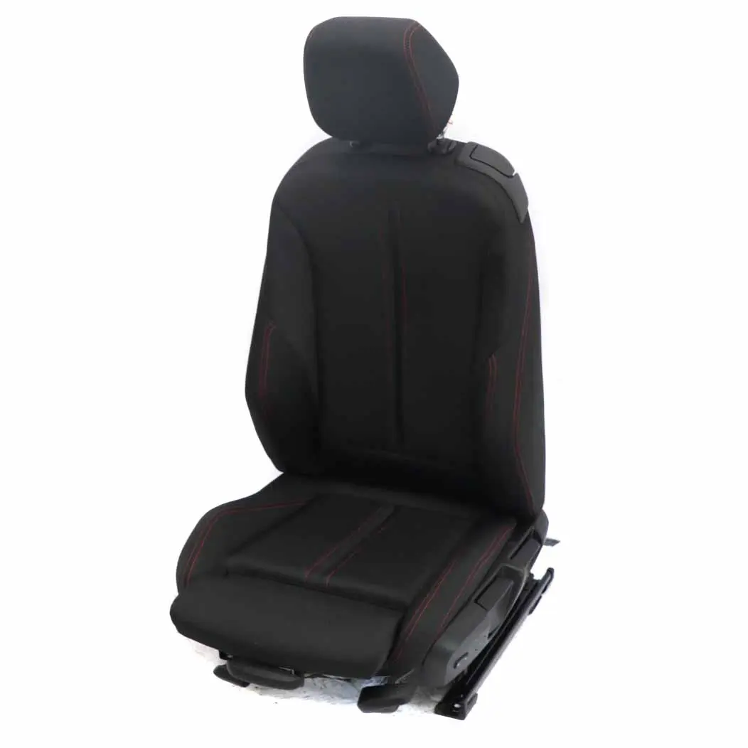 BMW F21 LCI Sport Calefactable Tela Antracita Rojo Delantero Asiento Izquierdo - SKU 7475401-2 - Número de pieza 7475401
