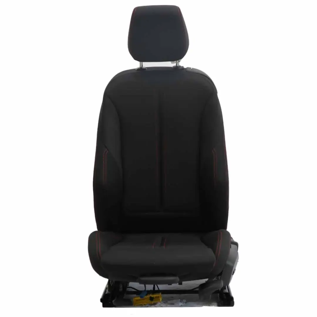 BMW F21 LCI Siège avant gauche en tissu sport chauffant Anthracite rouge - SKU 7475401-2 - Numéro de pièce 7475401
