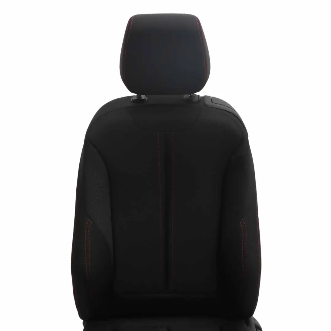 Siège avant gauche en tissu sport chauffant Anthracite rouge pour BMW F21 LCI à propos du numéro de pièce 7475401 BMW F21 LCI Siège avant gauche en tissu sport chauffant Anthracite rouge - SKU 7475401-2 - Numéro de pièce 7475401