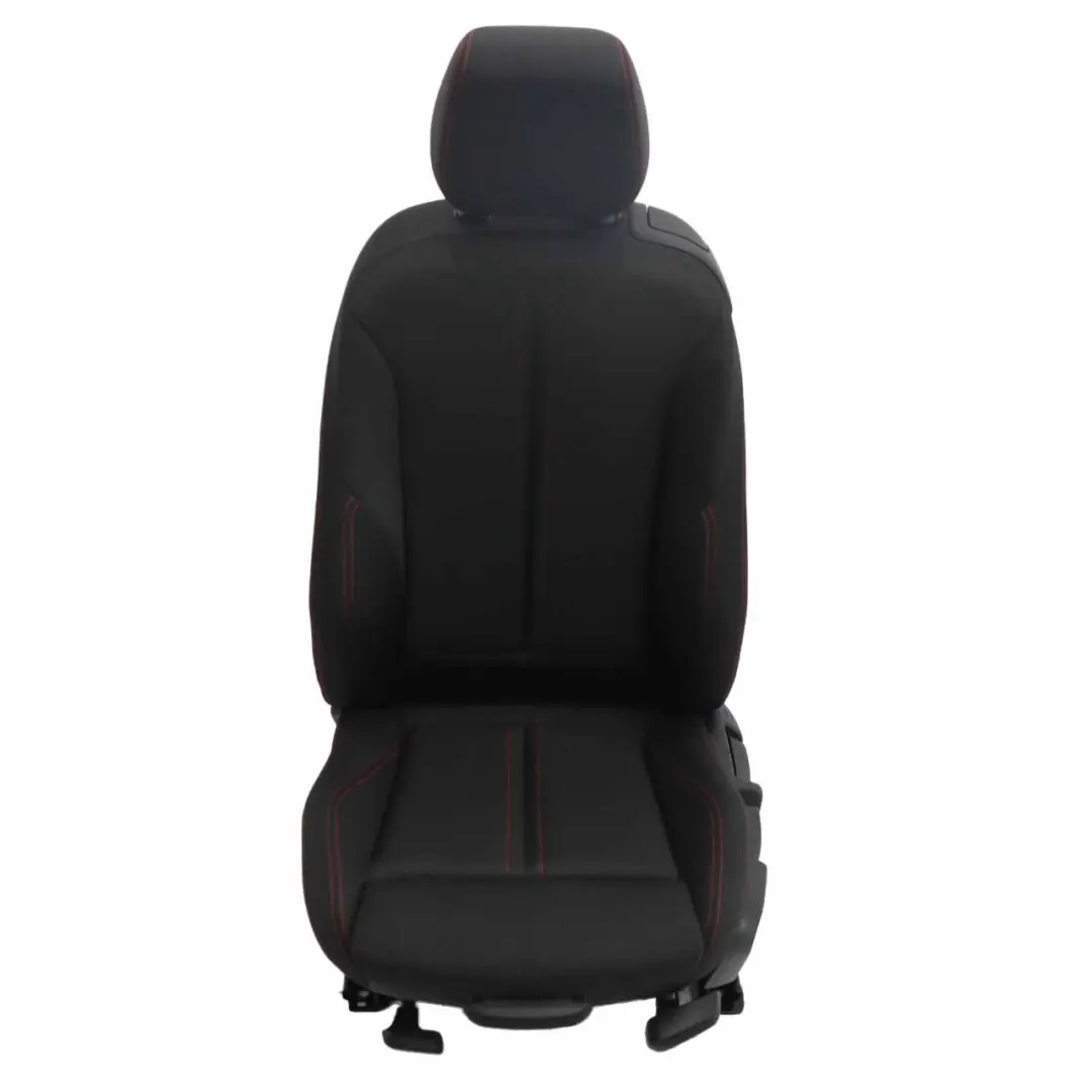 BMW F21 LCI Sport Calefactable Tela Antracita Rojo Delantero Asiento Izquierdo - SKU 7475401-2 - Número de pieza 7475401