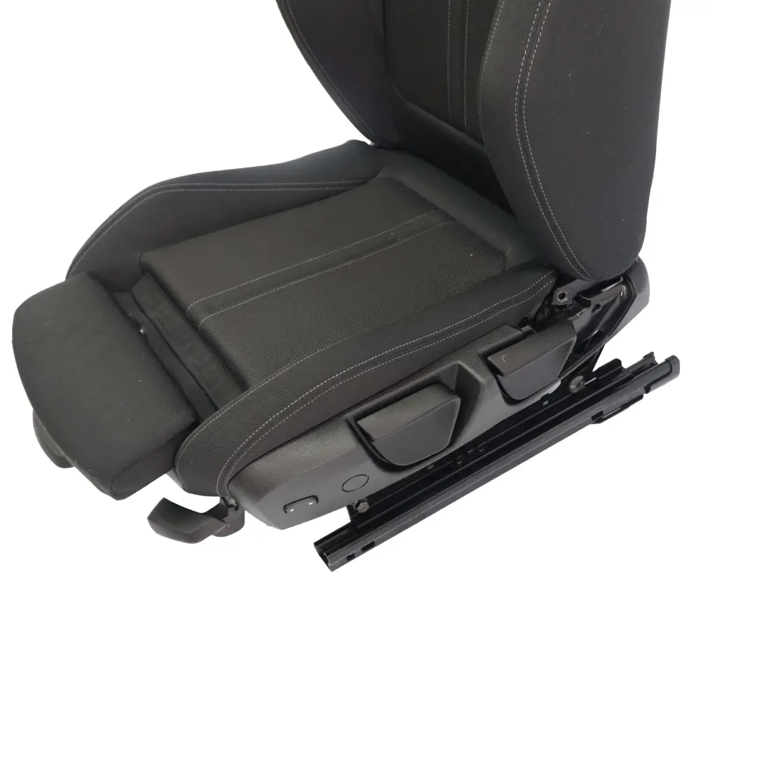 Cloth Fabric Corner Anthracit Accent Grey Front Left N/S Seat to BMW F20 LCI Sport with Part number 7475403 BMW F20 LCI Sport Cloth Fabric Corner Anthracit Accent Grey Front Left N/S Seat - SKU 7475403-1 - Part number 7475403