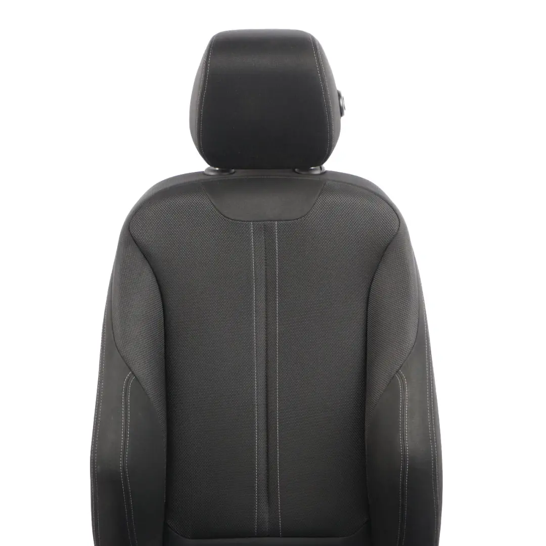 Front Seat Sport Left N/S Interior Cloth Fabric Anthracit Grey BMW F30 LCI - SKU 7475403-2 - Part number 7475403