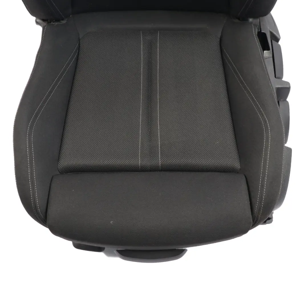 Front Seat Sport Left N/S Interior Cloth Fabric Anthracit Grey BMW F30 LCI - SKU 7475403-2 - Part number 7475403