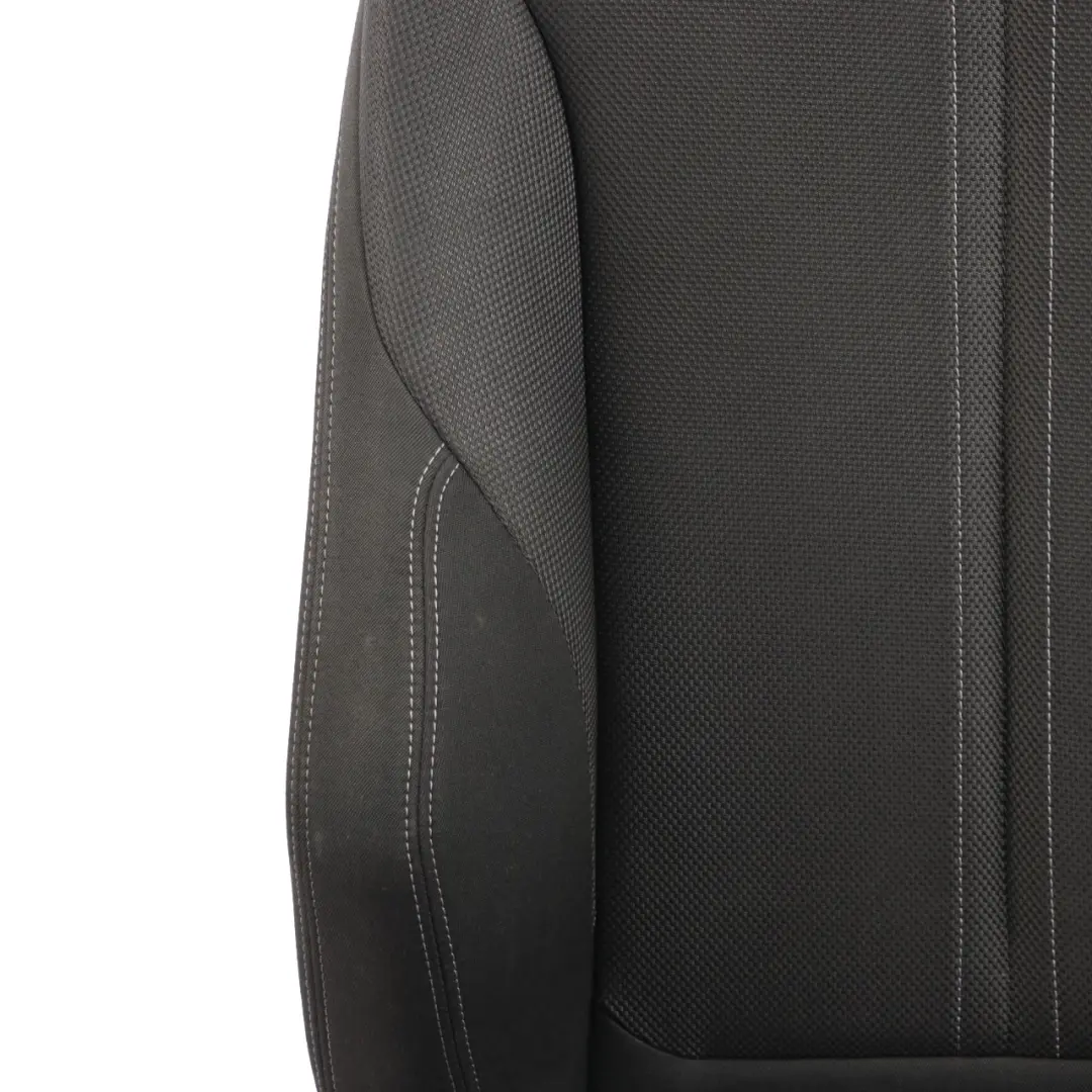 Front Seat Sport Left N/S Interior Cloth Fabric Anthracit Grey BMW F30 LCI - SKU 7475403-2 - Part number 7475403