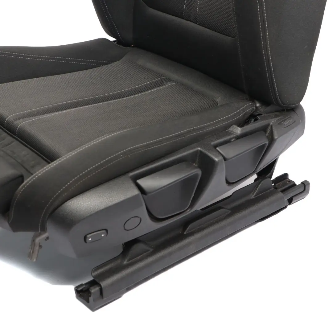 Front Seat Sport Left N/S Interior Cloth Fabric Anthracit Grey BMW F30 LCI - SKU 7475403-2 - Part number 7475403