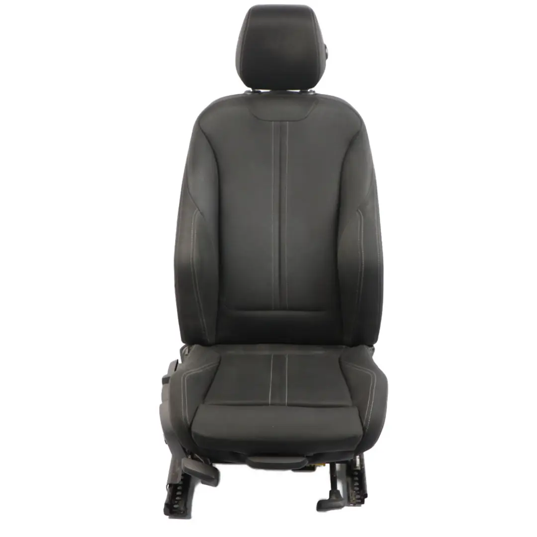 Cloth Fabric Corner Anthracite Grey Front Right O/S to BMW F30 F31 LCI Seat Sport with Part number 7475404 BMW F30 F31 LCI Seat Sport Cloth Fabric Corner Anthracite Grey Front Right O/S - SKU 7475404-2 - Part number 7475404