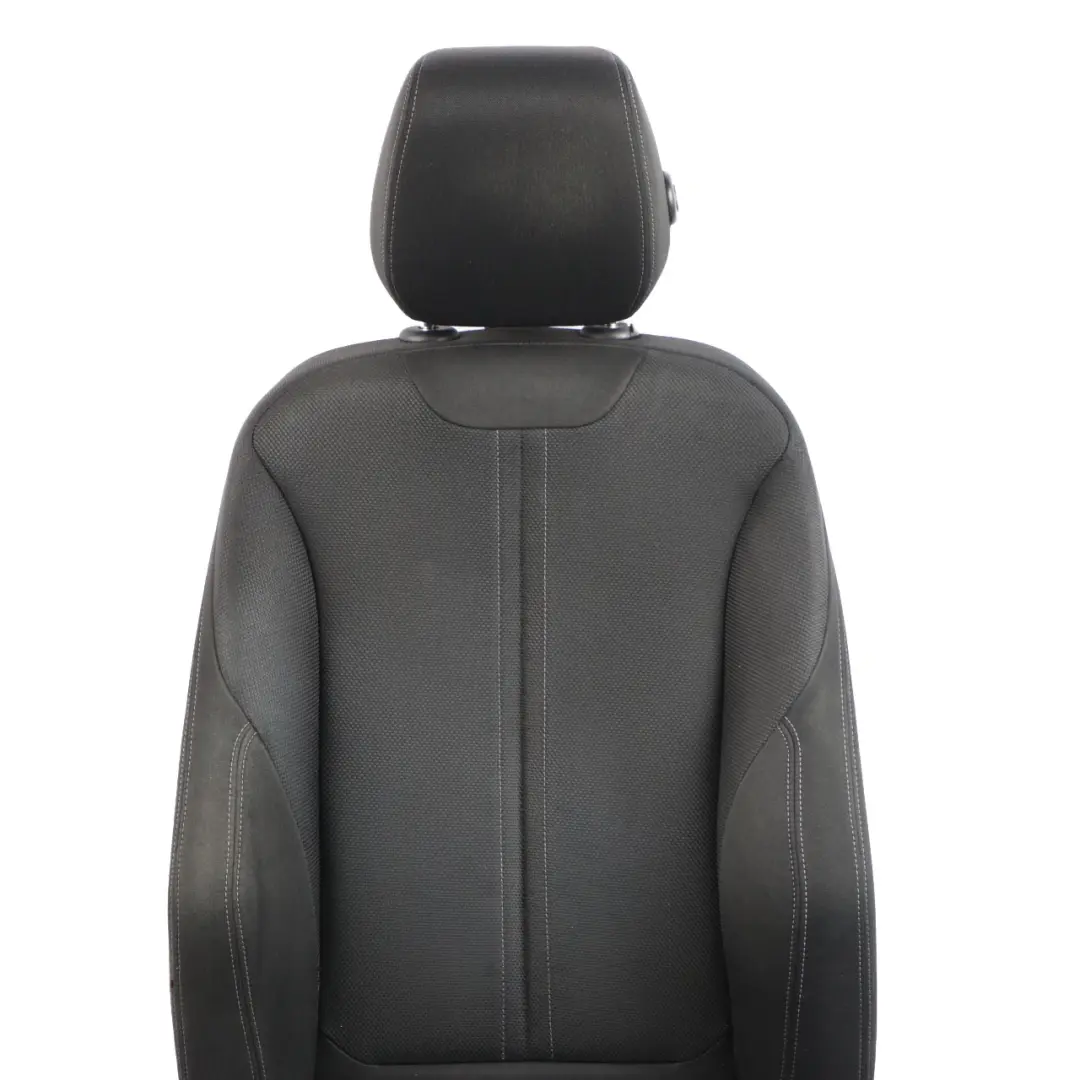 BMW F30 F31 LCI Seat Sport Cloth Fabric Corner Anthracite Grey Front Right O/S - SKU 7475404-2 - Part number 7475404