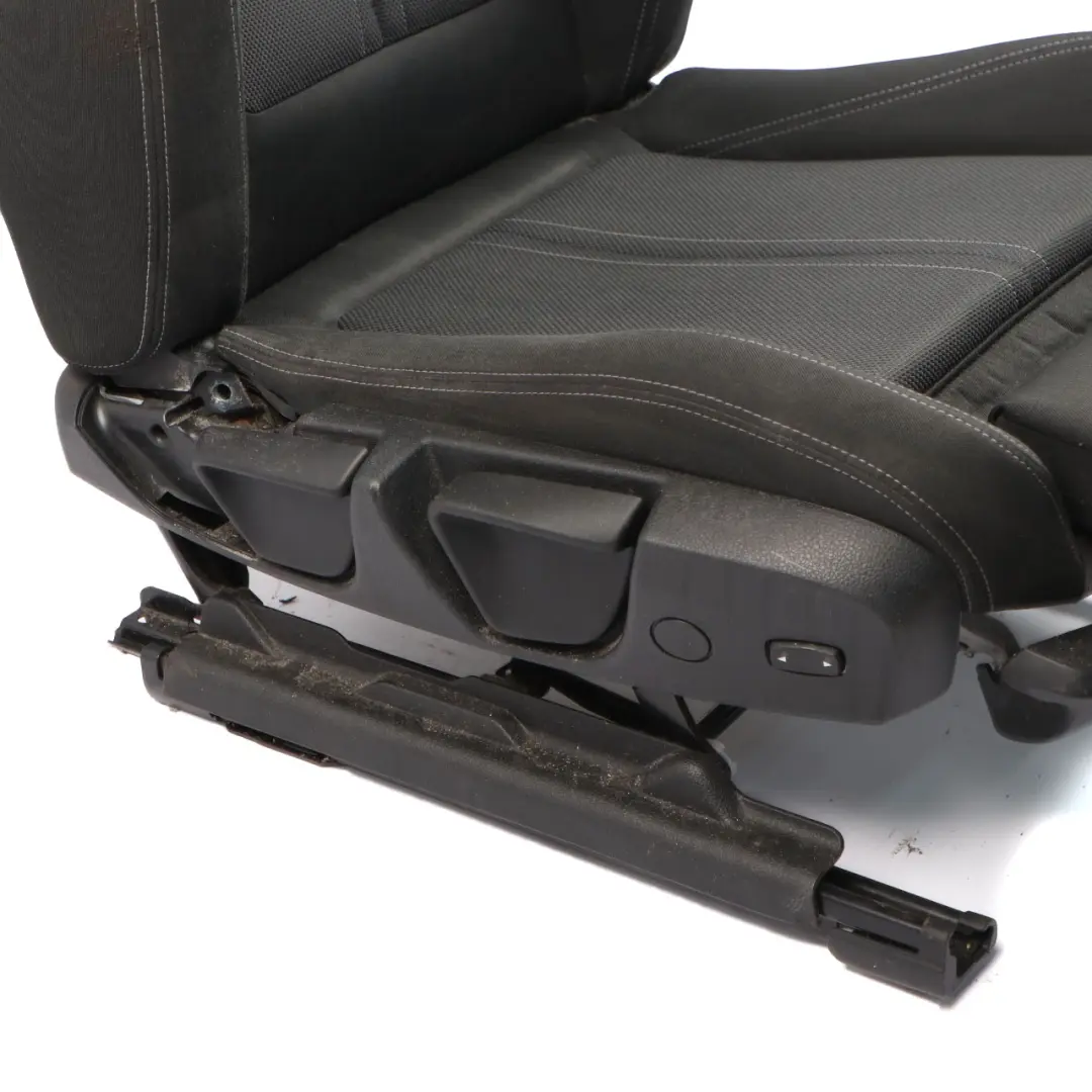 Cloth Fabric Corner Anthracite Grey Front Right O/S to BMW F30 F31 LCI Seat Sport with Part number 7475404 BMW F30 F31 LCI Seat Sport Cloth Fabric Corner Anthracite Grey Front Right O/S - SKU 7475404-2 - Part number 7475404