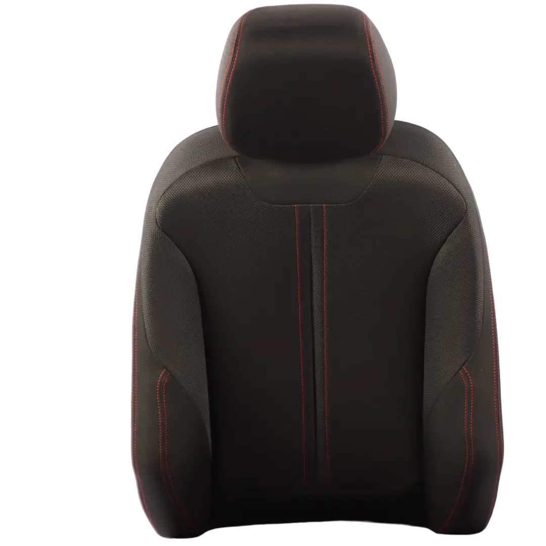 BMW F20 LCI Front Seat Left N/S Sport Heated Cloth Fabric Anthracite Red - SKU 7475405-1 - Part number 7475405