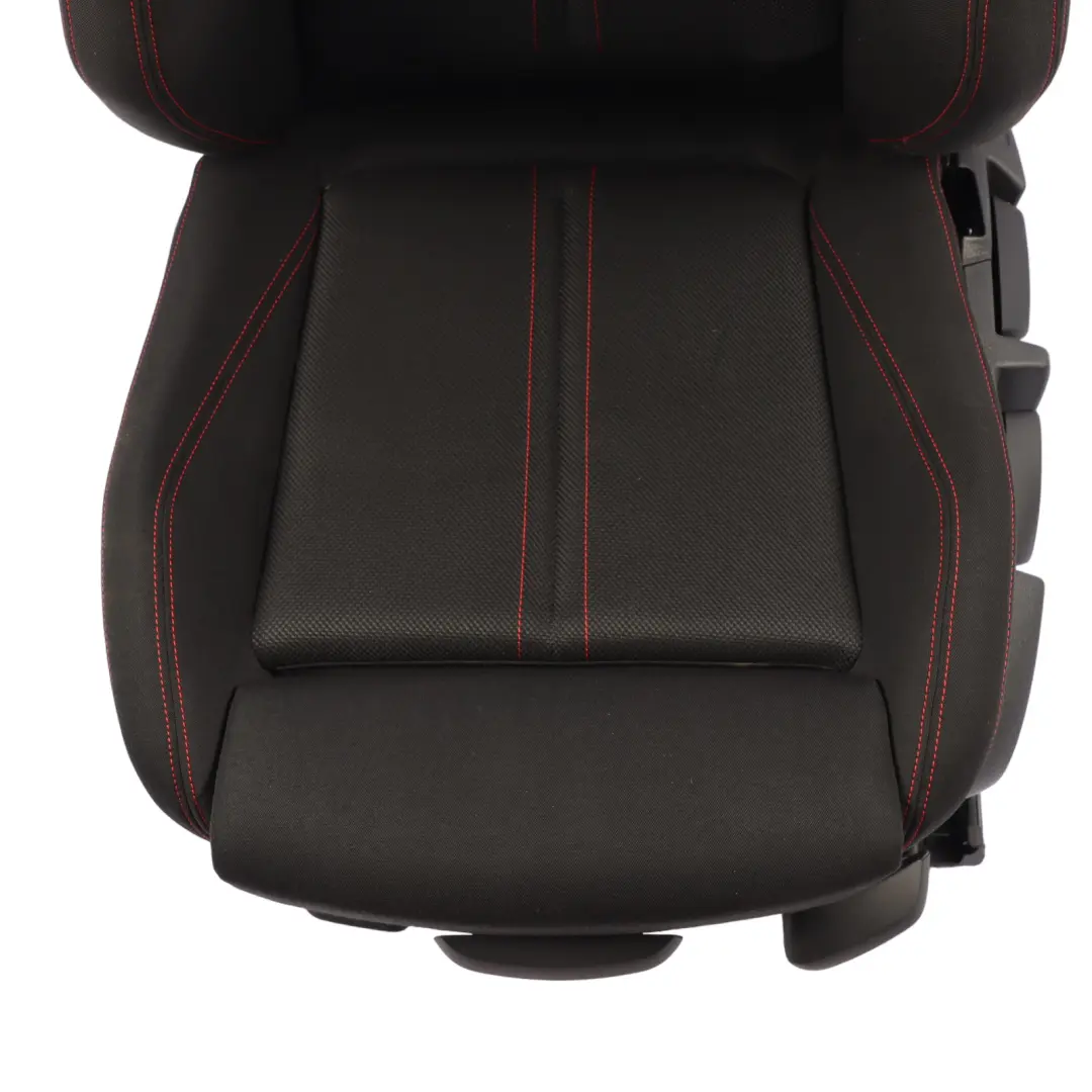 BMW F20 LCI Front Seat Left N/S Sport Heated Cloth Fabric Anthracite Red - SKU 7475405-1 - Part number 7475405