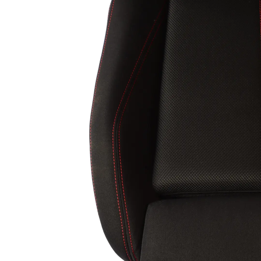 BMW F20 LCI Front Seat Left N/S Sport Heated Cloth Fabric Anthracite Red - SKU 7475405-1 - Part number 7475405