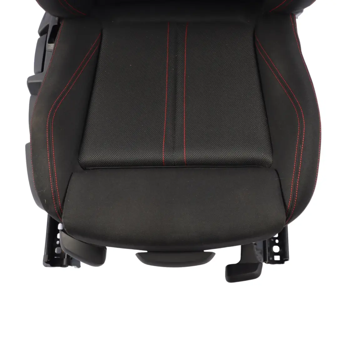 BMW F20 LCI Front Seat Right O/S Sport Heated Cloth Fabric Anthracite Red - SKU 7475406-1 - Part number 7475406