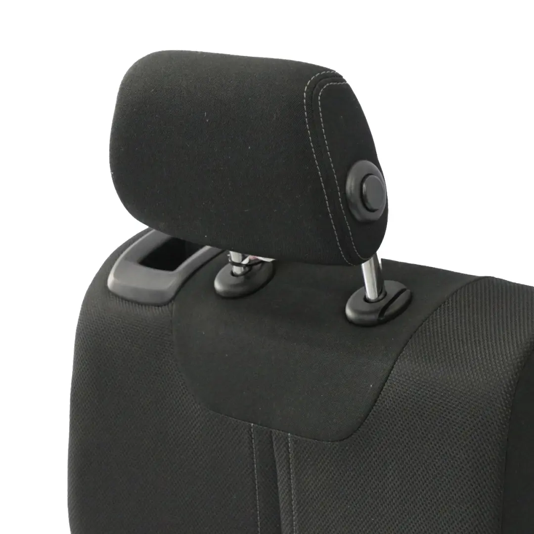 BMW 1 Reihe F20 F21 Sitz hinten links Lehne Bezug Stoff Schwarz Rot - SKU 7475424 - Teilenummer 7475424