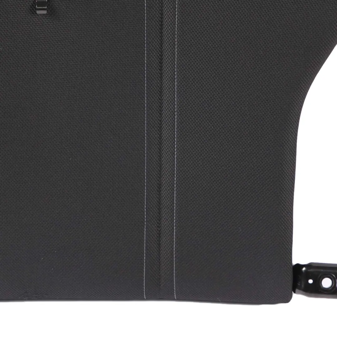 Left Seat N/S Backrest Cover Cloth Fabric Anthracite Grey to BMW F20 F21 LCI Rear with Part number 7475427 BMW F20 F21 LCI Rear Left Seat N/S Backrest Cover Cloth Fabric Anthracite Grey - SKU 7475427 - Part number 7475427