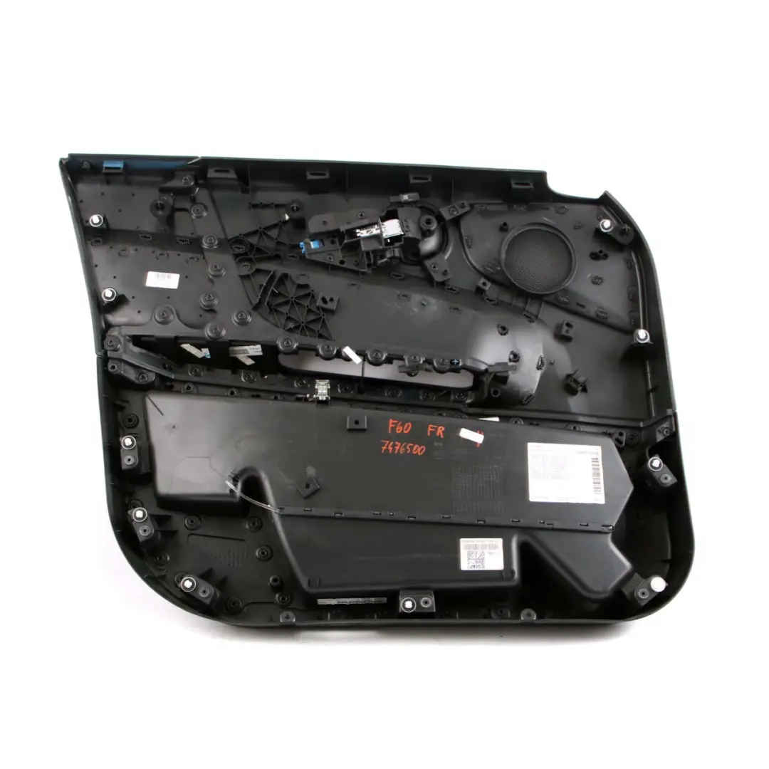 Mini Countryman F60 Door Card Front Right O/S Trim Panel Carbon Black - SKU 7476500 - Part number 7476500