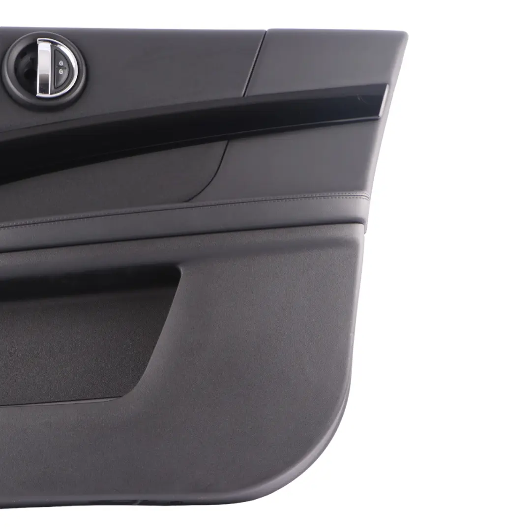 Door Card Cover Front Right O/S Trim Panel Carbon Black Leather to Mini F60 with Part number 7476512 Mini F60 Door Card Cover Front Right O/S Trim Panel Carbon Black Leather - SKU 7476512 - Part number 7476512