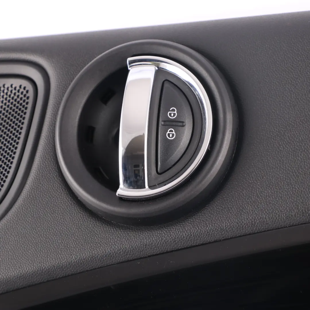 Door Card Cover Front Right O/S Trim Panel Carbon Black Leather to Mini F60 with Part number 7476512 Mini F60 Door Card Cover Front Right O/S Trim Panel Carbon Black Leather - SKU 7476512 - Part number 7476512