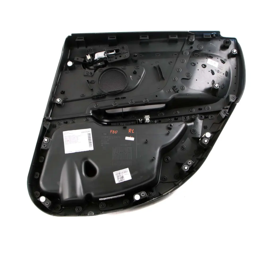 Mini Countryman F60 Rear Left N/S Door Card Trim Panel Cover Carbon Black - SKU 7476623 - Part number 7476623