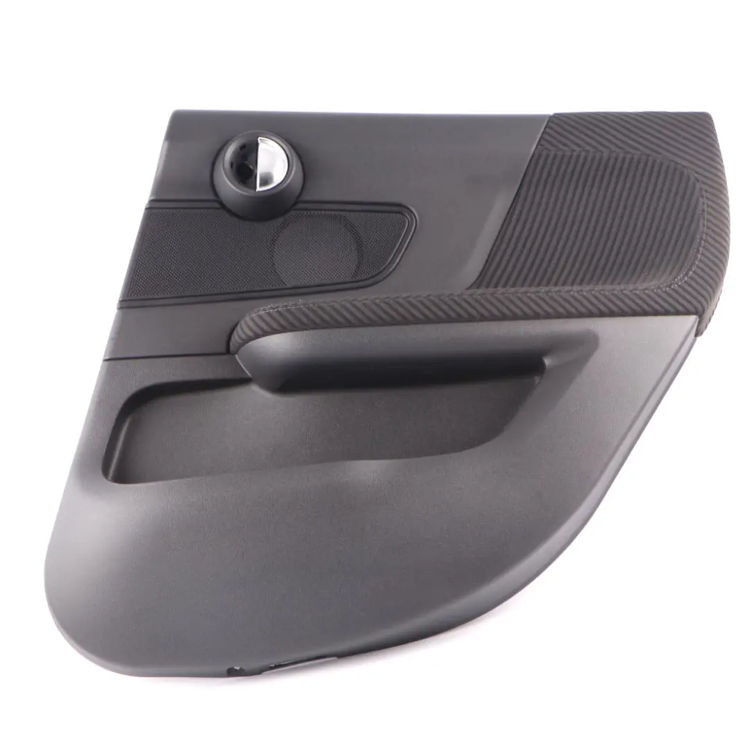 Door Card Rear Right O/S Trim Panel Cover Carbon Black to Mini Countryman F60 with Part number 7476632 Mini Countryman F60 Door Card Rear Right O/S Trim Panel Cover Carbon Black - SKU 7476632 - Part number 7476632