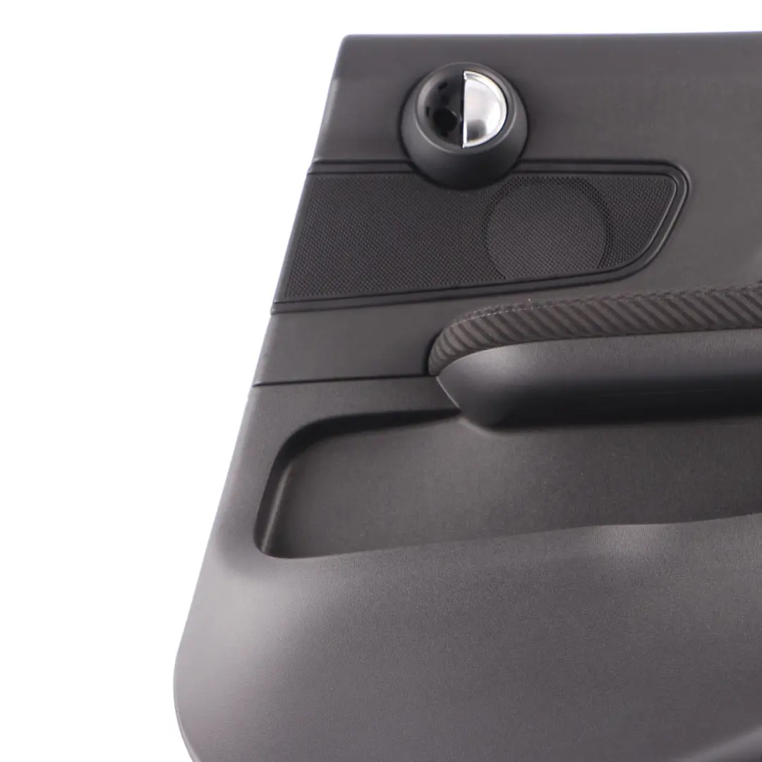 Door Card Rear Right O/S Trim Panel Cover Carbon Black to Mini Countryman F60 with Part number 7476632 Mini Countryman F60 Door Card Rear Right O/S Trim Panel Cover Carbon Black - SKU 7476632 - Part number 7476632