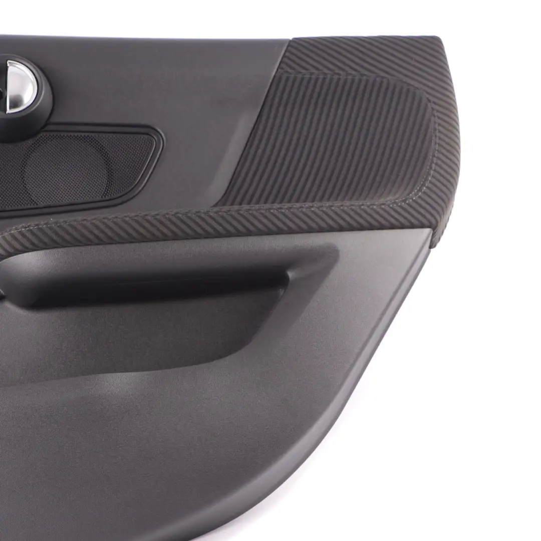 Door Card Rear Right O/S Trim Panel Cover Carbon Black to Mini Countryman F60 with Part number 7476632 Mini Countryman F60 Door Card Rear Right O/S Trim Panel Cover Carbon Black - SKU 7476632 - Part number 7476632