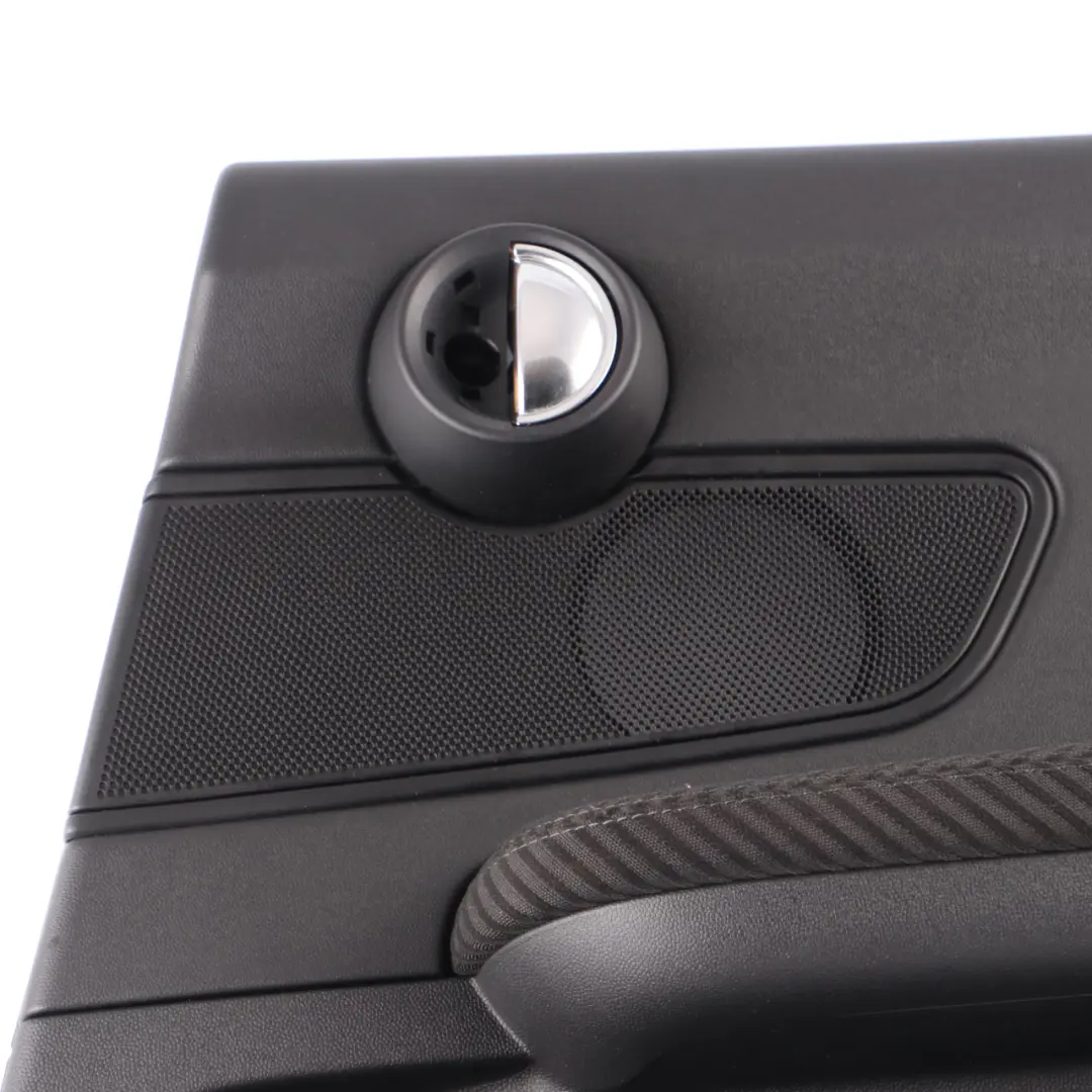 Door Card Rear Right O/S Trim Panel Cover Carbon Black to Mini Countryman F60 with Part number 7476632 Mini Countryman F60 Door Card Rear Right O/S Trim Panel Cover Carbon Black - SKU 7476632 - Part number 7476632