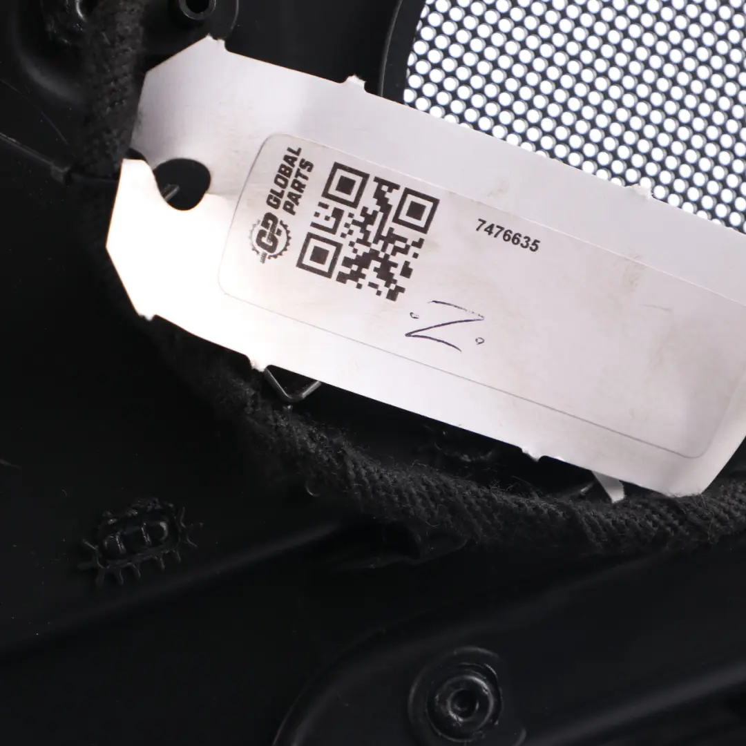 Mini F60 Door Card Cover Rear Left N/S Trim Panel Carbon Black Leather - SKU 7476635 - Part number 7476635