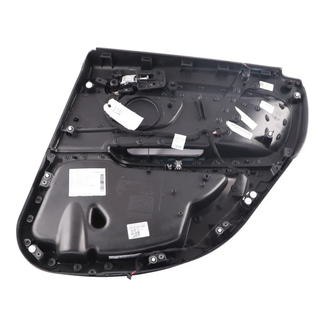 Door Card Cover Rear Left N/S Trim Panel Carbon Black Leather to Mini F60 with Part number 7476635 Mini F60 Door Card Cover Rear Left N/S Trim Panel Carbon Black Leather - SKU 7476635 - Part number 7476635