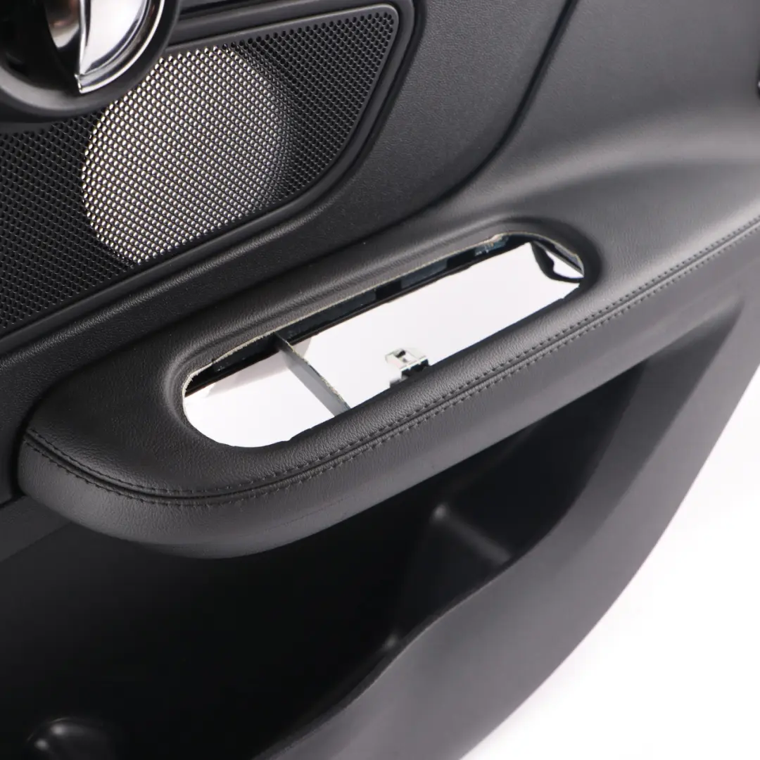 Mini F60 Door Card Cover Rear Right O/S Trim Panel Carbon Black Leather - SKU 7476636 - Part number 7476636