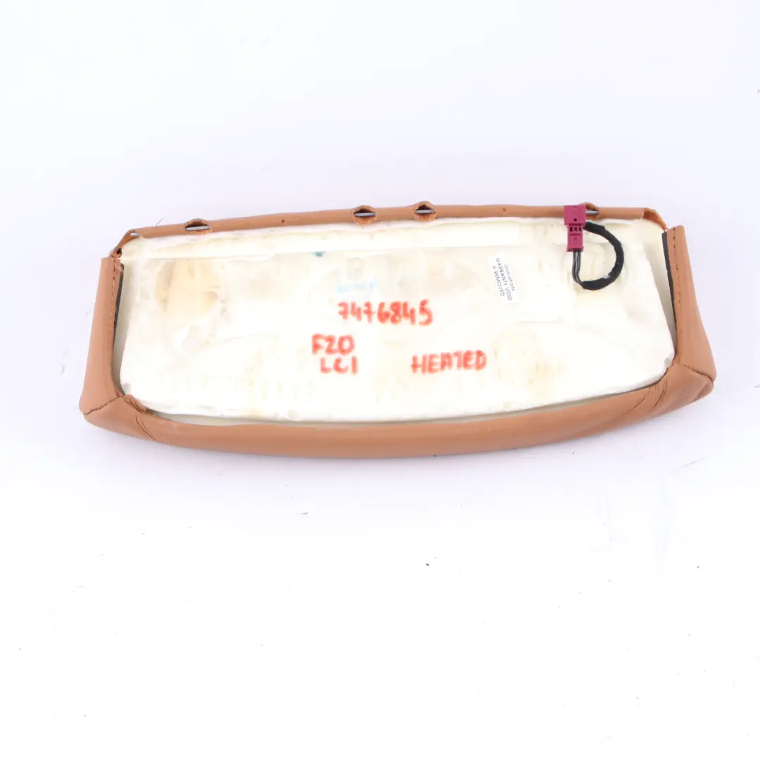 Thigh Support BMW F20 F30 Heated Leather Sports Front Seat Cognac to with Part number 7476845 Thigh Support BMW F20 F30 Heated Leather Sports Front Seat Cognac - SKU 7476845 - Part number 7476845