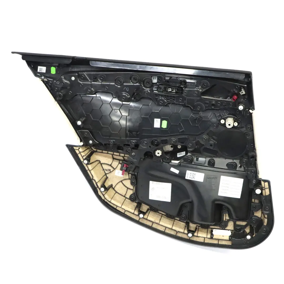  Türkarte BMW G30 G31 hinten rechts Türverkleidung Leder Weiß - SKU 7477134 - Teilenummer 7477134