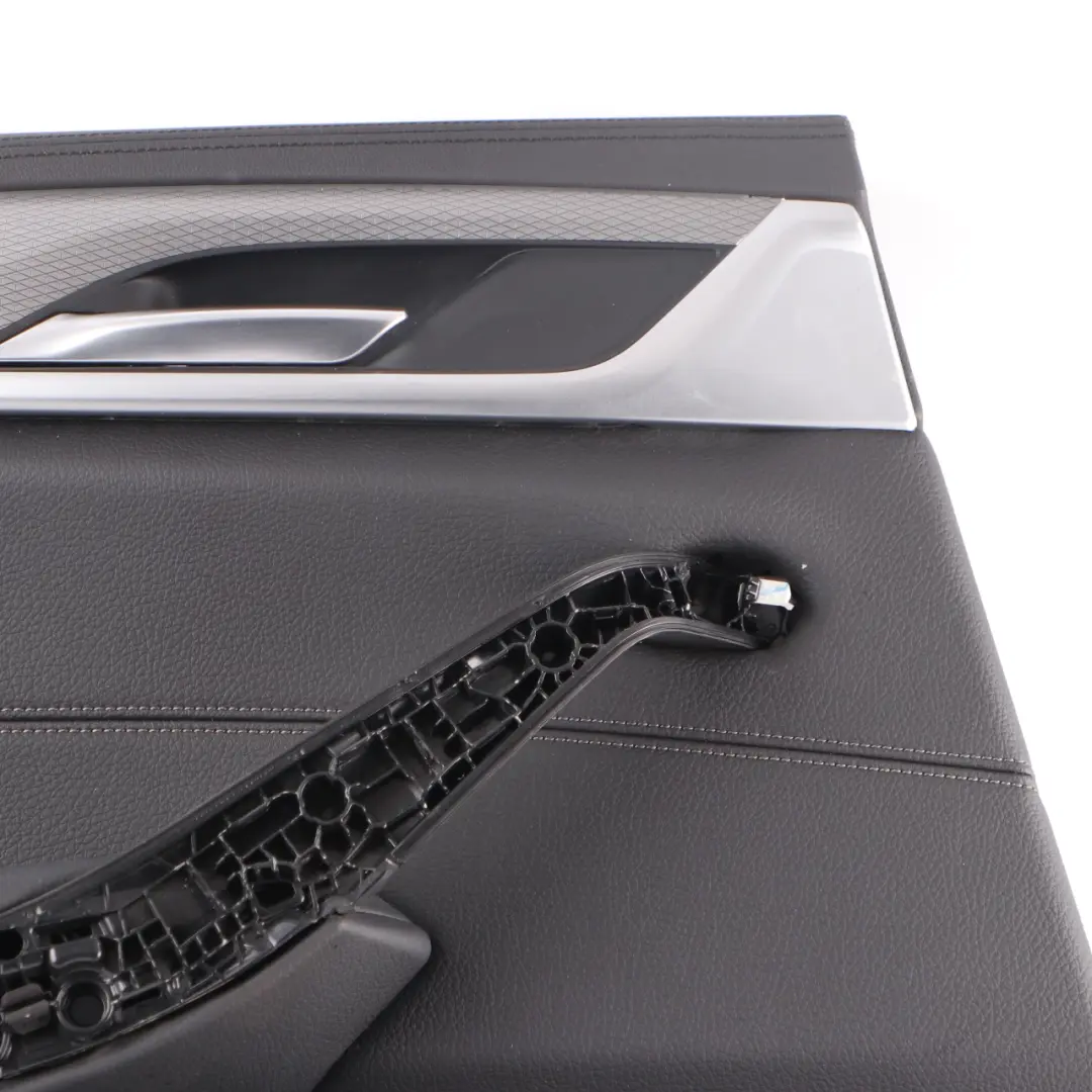  Door Card BMW G30 Rear Left N/S Door Lining Trim Leather Dakota Black - SKU 7477177 - Part number 7477177