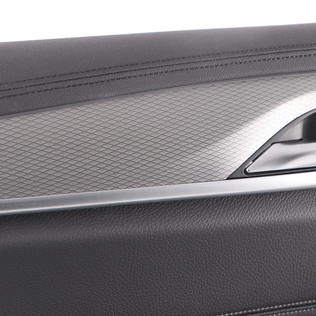  Door Card BMW G30 Rear Left N/S Door Lining Trim Leather Dakota Black - SKU 7477177 - Part number 7477177