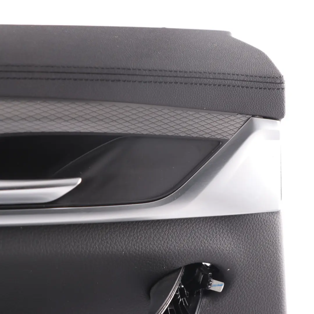 Door Card BMW G30 Rear Left N/S Door Lining Trim Leather Dakota Black to with Part number 7477177 Door Card BMW G30 Rear Left N/S Door Lining Trim Leather Dakota Black - SKU 7477177 - Part number 7477177