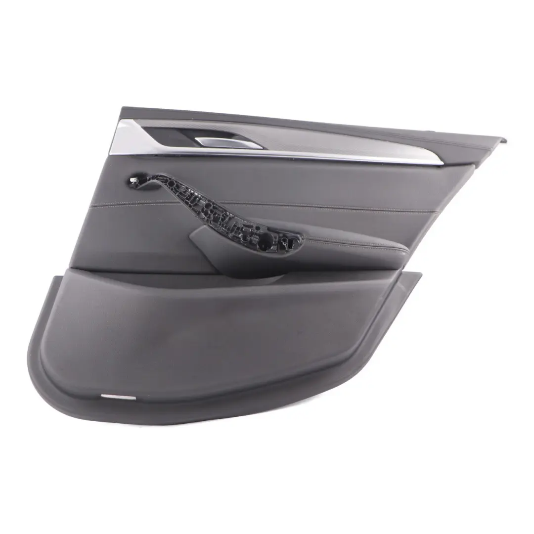 Door Card BMW G30 Rear Right O/S Door Lining Trim Leather Dakota Black to with Part number 7477178 Door Card BMW G30 Rear Right O/S Door Lining Trim Leather Dakota Black - SKU 7477178 - Part number 7477178