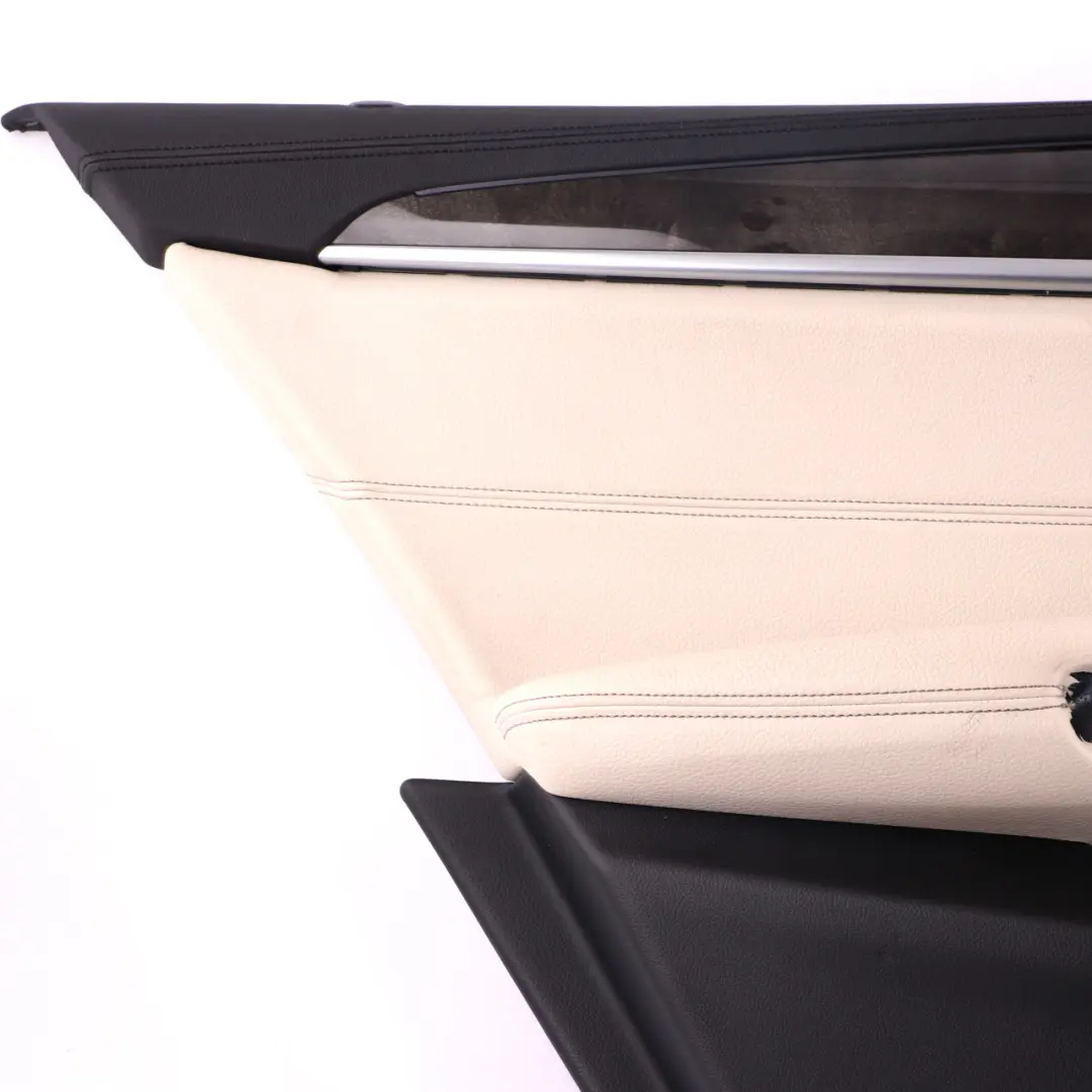 Door Card Left N/S Door Lining Trim HiFi Leather White to BMW G30 G31 Rear with Part number 7477233 BMW G30 G31 Rear Door Card Left N/S Door Lining Trim HiFi Leather White - SKU 7477233 - Part number 7477233