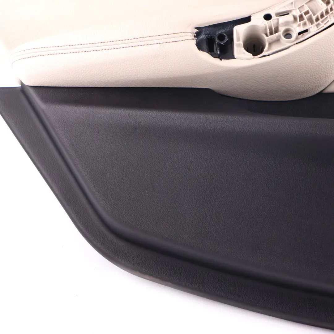 Door Card Left N/S Door Lining Trim HiFi Leather White to BMW G30 G31 Rear with Part number 7477233 BMW G30 G31 Rear Door Card Left N/S Door Lining Trim HiFi Leather White - SKU 7477233 - Part number 7477233