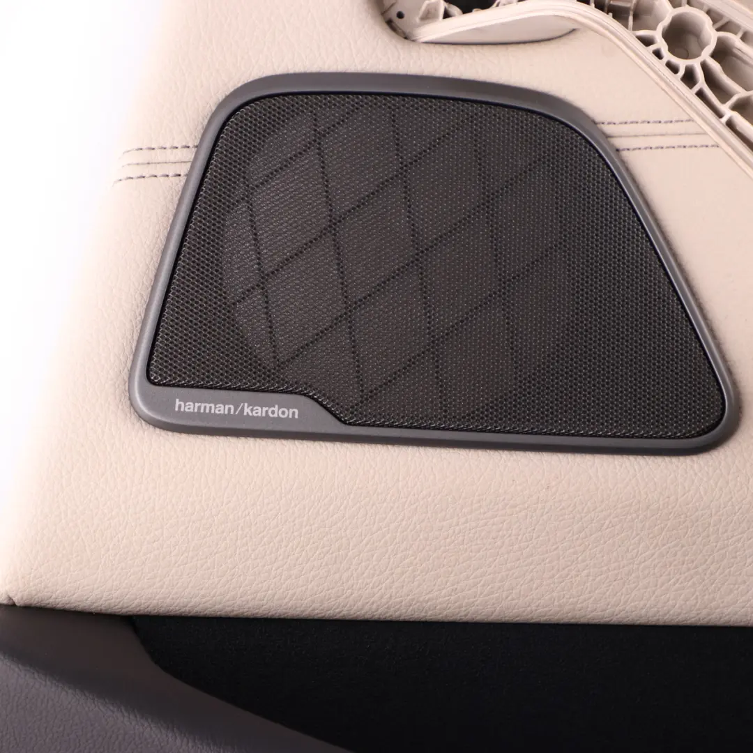  Door Card BMW G30 G31 Rear Right O/S Door Lining Trim HiFi Leather White - SKU 7477234 - Part number 7477234