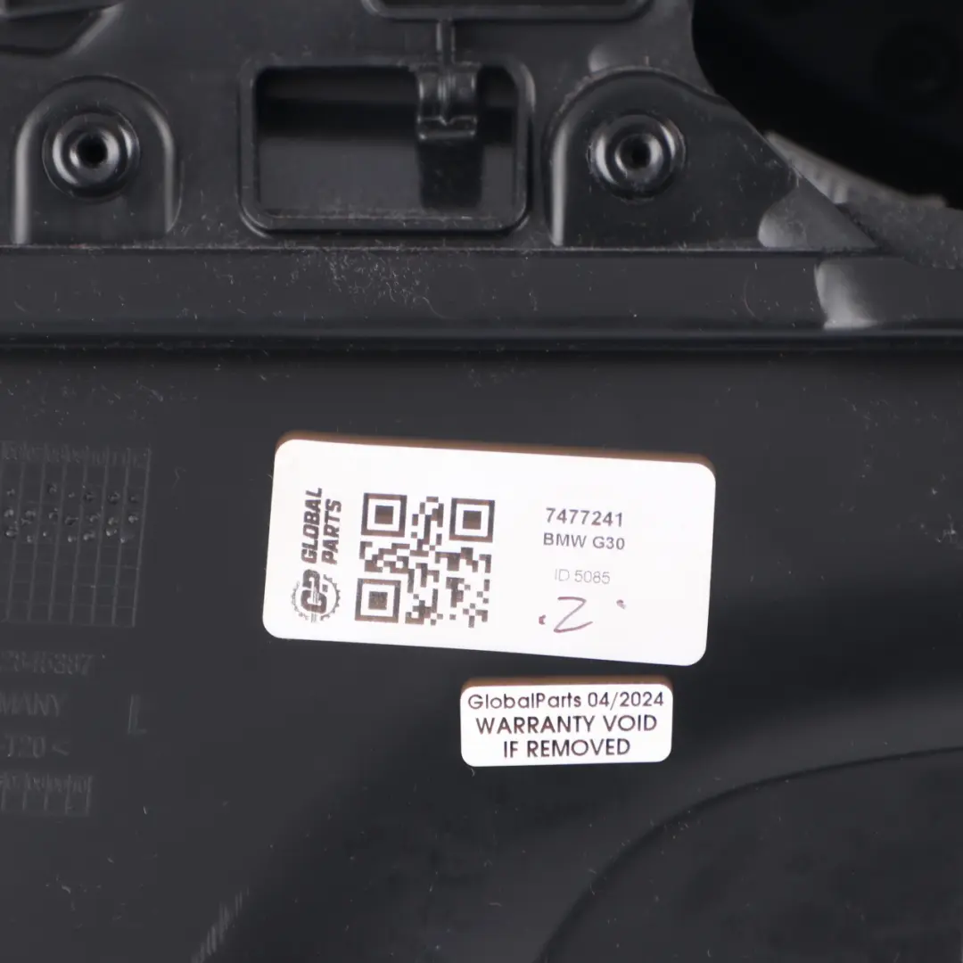 Door Card BMW G30 Rear Left N/S Door Lining Trim Leather Dakota Black HiFi to with Part number 7477241 Door Card BMW G30 Rear Left N/S Door Lining Trim Leather Dakota Black HiFi - SKU 7477241 - Part number 7477241