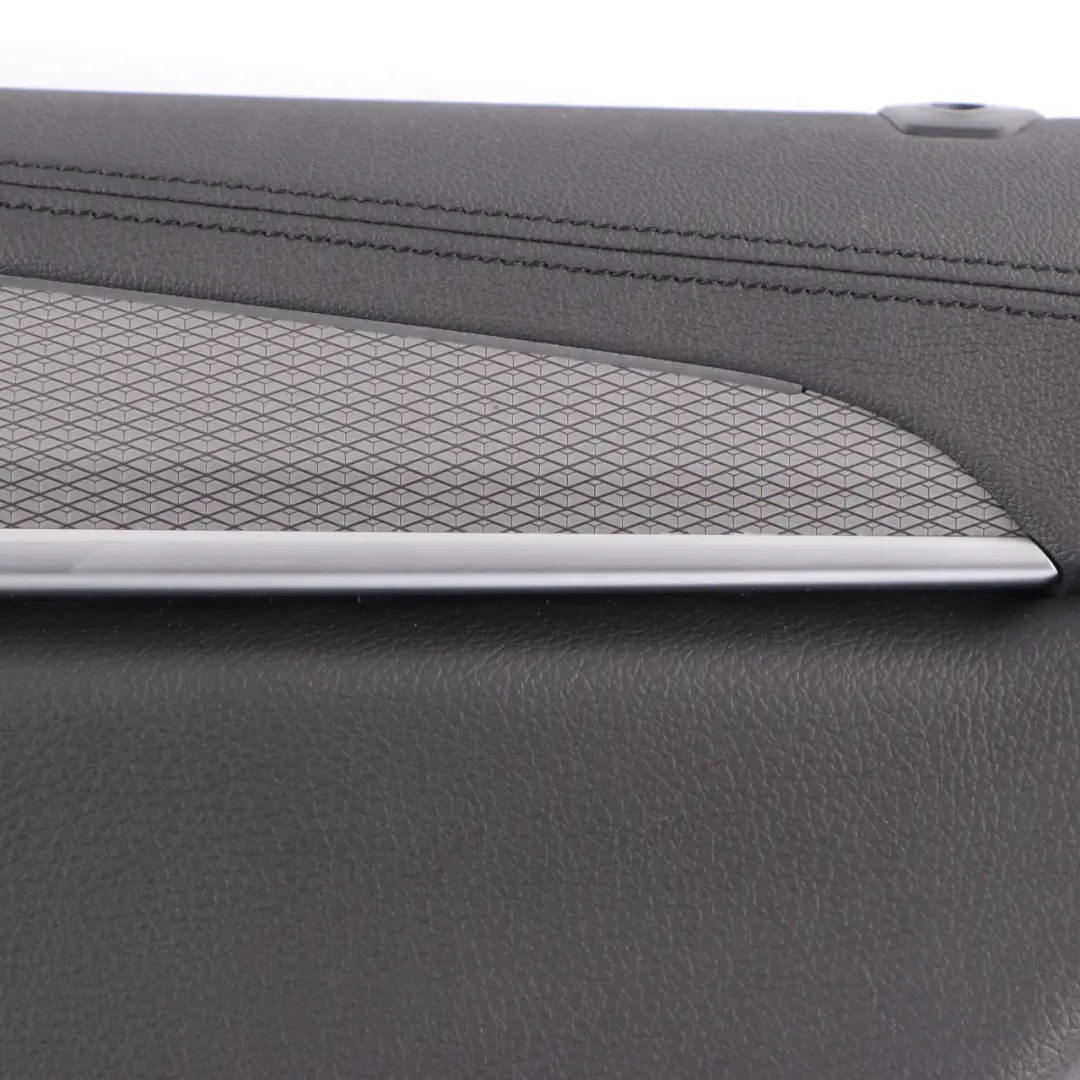 Door Card BMW G30 Rear Right O/S Door Lining Trim Leather Dakota Black HiFi - SKU 7477242 - Part number 7477241