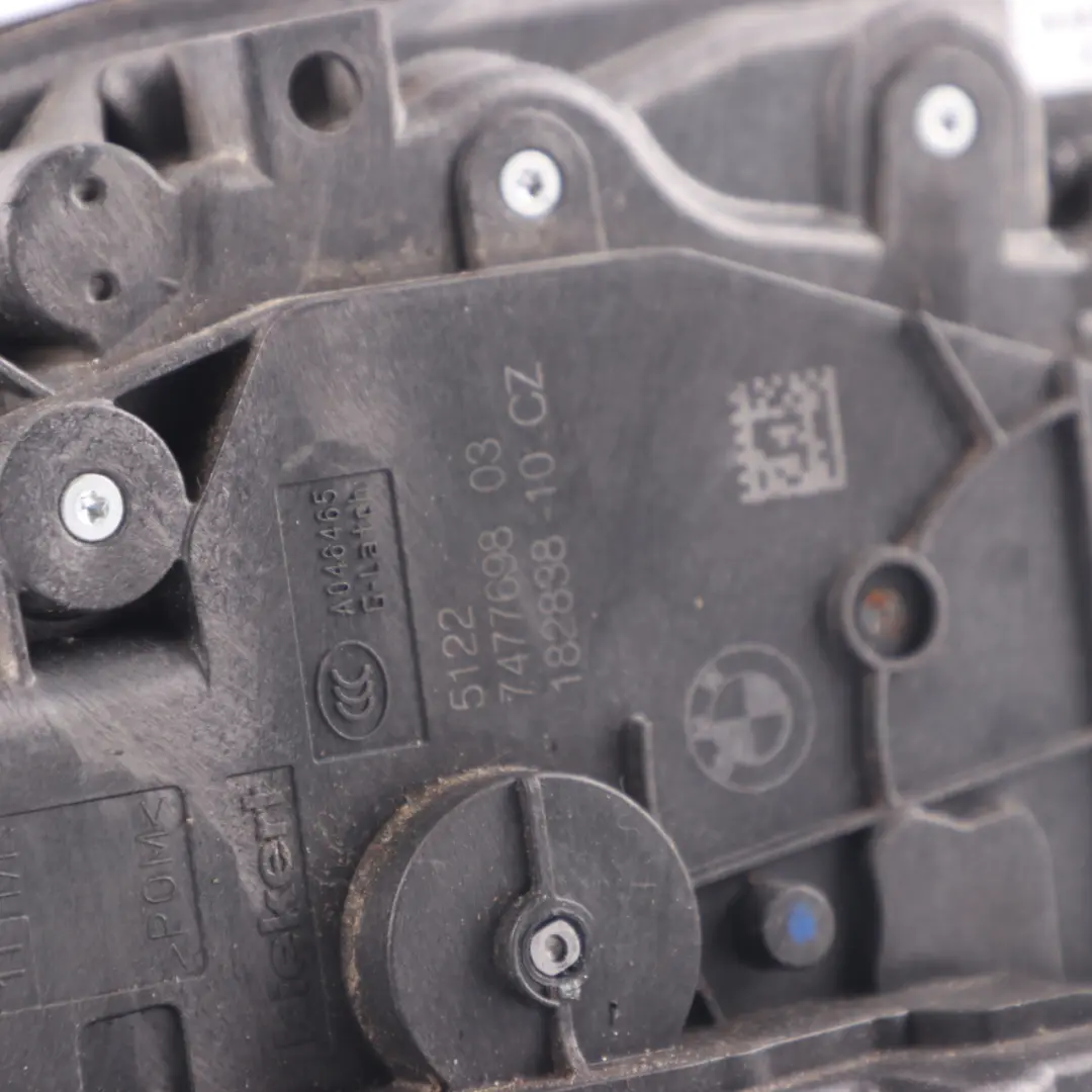 Blocco porta BMW G05 G30 G31 G32 Scrocco posteriore destro Meccanismo per con numero di parte 7477698 Blocco porta BMW G05 G30 G31 G32 Scrocco posteriore destro Meccanismo - SKU 7477698 - Numero di parte 7477698