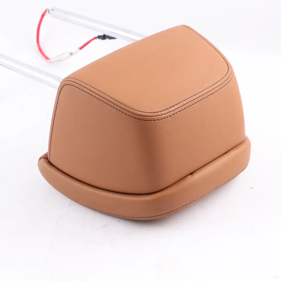 Headrest BMW G11 G12 Front Left Right N/O/S Comfort Leather Nappa Cognac to Seat with Part number 7477756 Seat Headrest BMW G11 G12 Front Left Right N/O/S Comfort Leather Nappa Cognac - SKU 7477756 - Part number 7477756