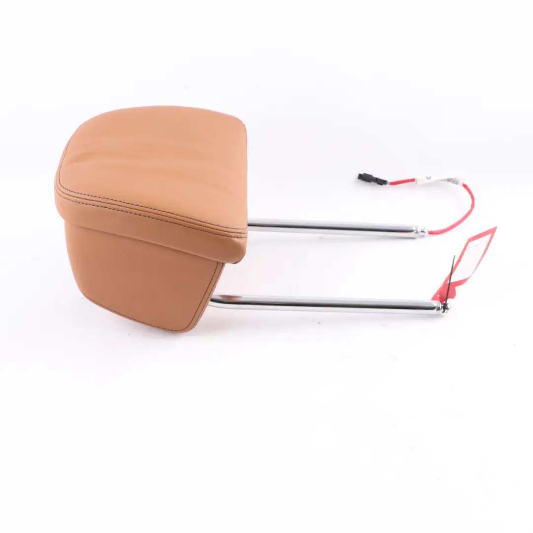 Headrest BMW G11 G12 Front Left Right N/O/S Comfort Leather Nappa Cognac to Seat with Part number 7477756 Seat Headrest BMW G11 G12 Front Left Right N/O/S Comfort Leather Nappa Cognac - SKU 7477756 - Part number 7477756