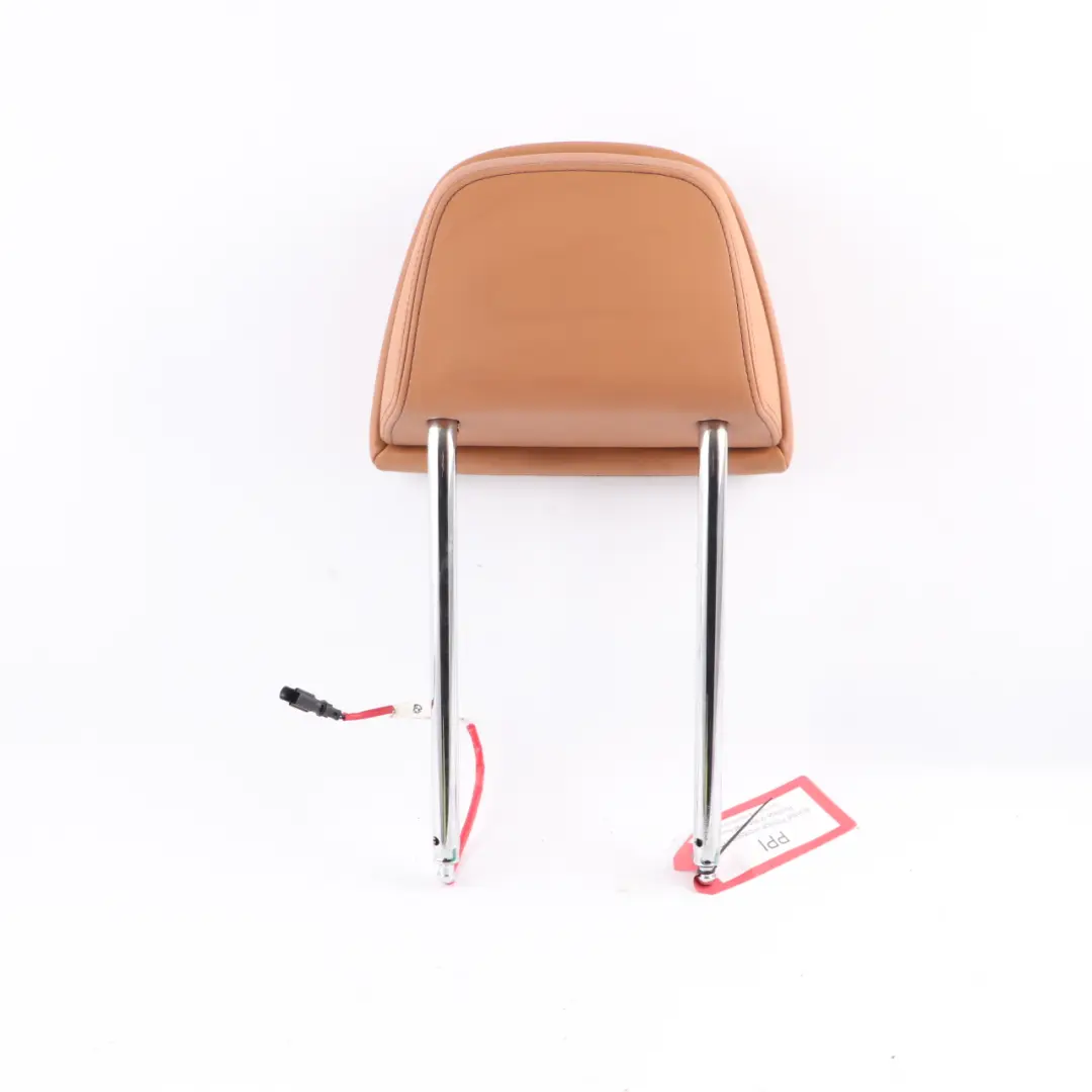 Headrest BMW G11 G12 Front Left Right N/O/S Comfort Leather Nappa Cognac to Seat with Part number 7477756 Seat Headrest BMW G11 G12 Front Left Right N/O/S Comfort Leather Nappa Cognac - SKU 7477756 - Part number 7477756