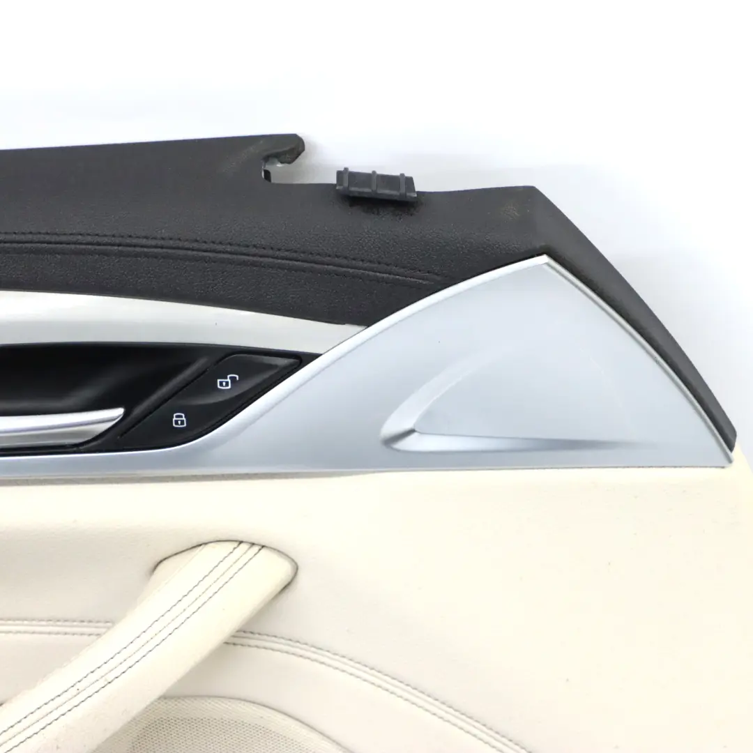 Scheda Porta BMW G30 G31 Anteriore Sinistra Rivestimento Pelle Bianco per con numero di parte 7478331 Scheda Porta BMW G30 G31 Anteriore Sinistra Rivestimento Pelle Bianco - SKU 7478331 - Numero di parte 7478331