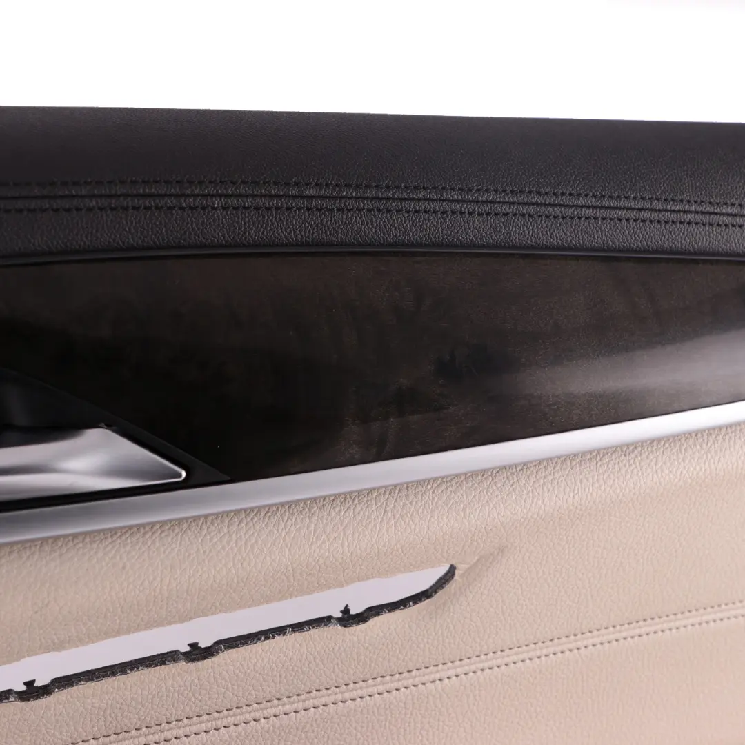 Door Card BMW G30 G31 Front Right O/S Door Lining HiFi Trim Leather White to with Part number 7478332 Door Card BMW G30 G31 Front Right O/S Door Lining HiFi Trim Leather White - SKU 7478332-1 - Part number 7478332