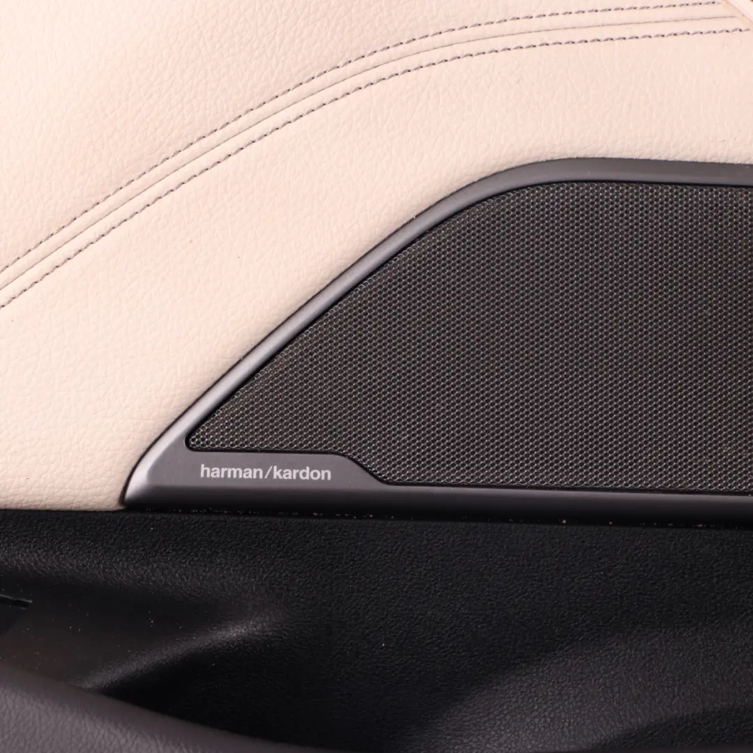 Door Card BMW G30 G31 Front Right O/S Door Lining HiFi Trim Leather White to with Part number 7478332 Door Card BMW G30 G31 Front Right O/S Door Lining HiFi Trim Leather White - SKU 7478332-1 - Part number 7478332